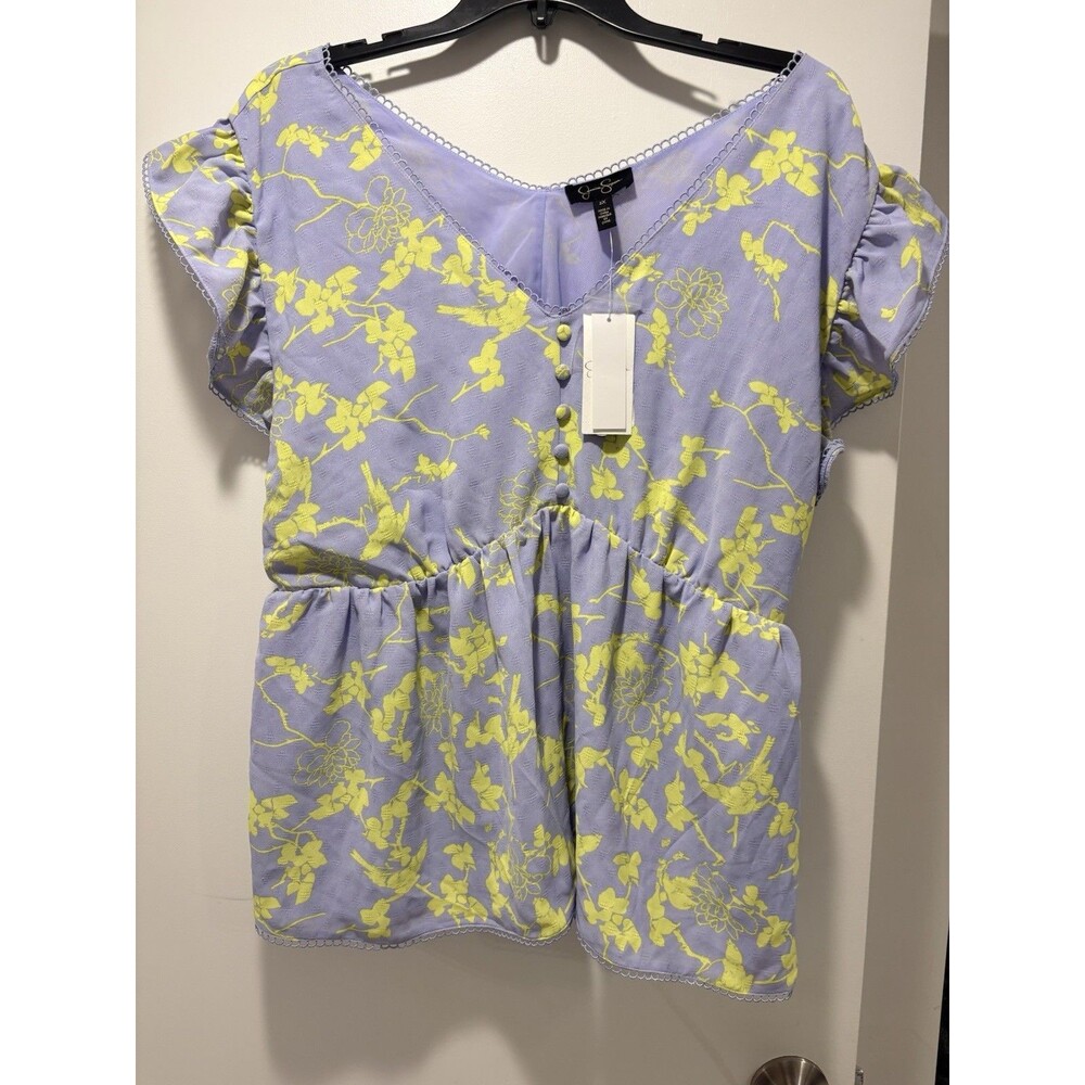 Jessica Simpson Floral Blouse 2X, NWT